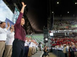 Peña Nieto estuvo en Nayarit durante una gira de trabajo. NTX /  Presidencia