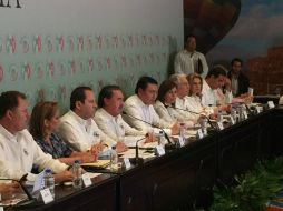 Osorio Chong, en la Novena Reunión Plenaria de los senadores del Partido Revolucionario Institucional. TWITTER / @Senado_PRI