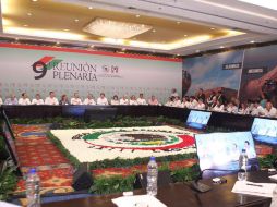 El acuerdo se da en rueda de prensa, en el marco de la Reunión Plenaria de Senadores del PRI. TWITTER / @ruizmassieu