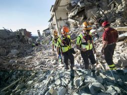 Los grandes casos discutidos son el colegio de Amatrice, reestructurado en 2012, y el campanario de Accumoli. EFE / M. Percossi