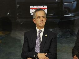 Miguel Ángel Mancera mencionó que las empresas deberán registrar ante la SSP a su personal y el equipo con que cuentan. SUN / I. Olivares