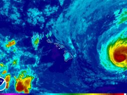 El huracán 'Madeline' se acerca a Hawai. EFE /