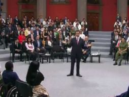 El Mandatario dio el mensaje previo a su encuentro con jóvenes. TWITTER / @PresidenciaMX