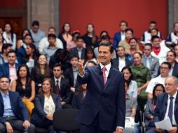 Entre los pendientes del último año en el Legislativo se encuentran las correspondientes a la mariguana y matrimonio igualitario. EFE / Presidencia