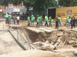 En las colonias Shanká y San Francisco se registraron hundimientos y el colapso de una vivienda. TWITTER / @pcivilchiapas