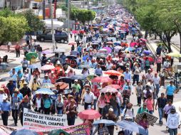 Este sábado, la CNTE cumplió 112 días de paro magisterial. SUN / ARCHIVO