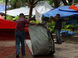 La Sección 22 responde, según dicen, al ''respaldo de los padres de familia''. SUN / E. Hernández