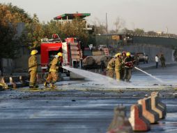 Dos kamikazes, que se desplazaban a pie, activaron sus cinturones explosivos con algunos minutos de intervalo. AP / R. Gul
