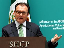 En la comparecencia de Videgaray se prevé analizar el Cuarto Informe, así como el paquete económico 2017. NTX / ARCHIVO