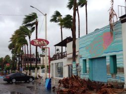 El SMN prevé tormentas torrenciales en Baja California Sur e intensas en Baja California, Sonora y Sinaloa. EFE / E. Moreno