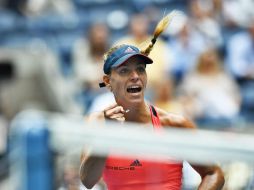 La alemana tiene la posibilidad de desplazar a Serena Williams del primer puesto del ranking mundial. AFP / J. Samad