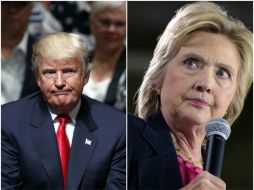 Hillary Clinton dijo que el magnate republicano tiene 'algo que esconder' al negarse a mostrar sus declaraciones de impuestos. ESPECIAL /