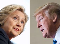 ''Algunas de esas personas no tienen remedio, pero no son los Estados Unidos'', puntualiza Hillary sobre algunos seguidores de Trump. AFP / ARCHIVO