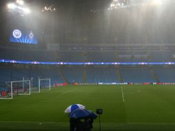 La intención de ambos equipos es que el partido, si el tiempo lo permite, se dispute este miércoles. AP / D. Thompson