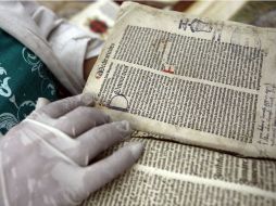 Imagen del libro 'Opúscula', de San Agustín de Hipona, publicado en 1484. EL INFORMADOR / E. Barrera