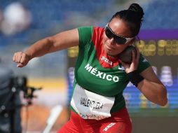 Con un registro de 13.05 metros, la sonorense aseguró el metal, el primero de la jornada para México. TWITTER / @CONADE