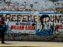 La oposición llama a movilizarse el viernes con ollas vacías para rechazar el 'hambre y exigir al CNE el referéndum'. AFP / F. Parra