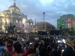 Los manifestantes piden la renuncia del Presidente Enrique Peña Nieto. SUN / JMA