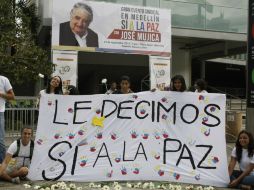 El próximo 2 de octubre se realizará un plebiscito para que la ciudadanía vote sí o no a la paz. EFE / L. Noriega