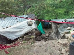 La vivienda se resintió por las fuertes lluvias que reblandecieron sus cimientos. NTX / ESPECIAL