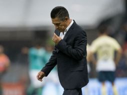 Tras la caída ante León, el público en el Estadio Azteca pidió el cese de Nacho' Ambriz. MEXSPORT / D. Leah