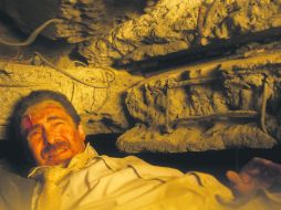 Protagonista. Demián Bichir aceptó el reto de trabajar bajo los escombros por cuatro semanas. ESPECIAL /