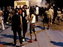 La tensión en Charlotte se palpaba desde horas de la tarde del martes. AP / E. Portillo