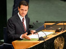 El Presidente Enrique Peña Nieto, resaltó las reformas estructurales y la generación de empleo. NTX / ESPECIAL