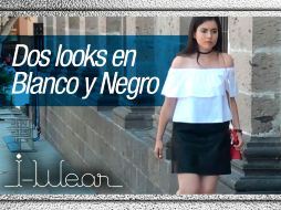 Brenda Piña nos muestra dos outfits para combinar colores básicos. EL INFORMADOR /