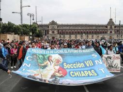 La CNTE sostiene que su trayectoria es la correcta y la fortaleza de su movimiento. EL INFORMADOR / ARCHIVO