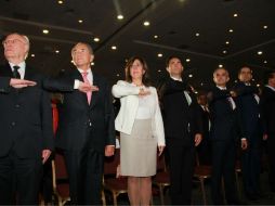 Miguel Ángel Mancera acompañó a Juan Manuel Carreras en su primer informe de gobierno. TWITTER / @ManceraMiguelMX