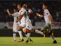 Néstor Calderón salió de la banca para anotar un gol cerca del final del partido. EFE / P. Morales