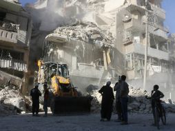 Al menos 45 civiles murieron este sábado en los barrios rebeldes de Alepo. AFP / T. Mohammed