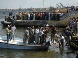 Según la ACNUR, la salida de barcos de migrantes desde Egipto es un 10% del flujo de personas que intentan llegar a Europa. EFE / T. Alfaramawy