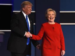 El duelo entre Hillary Clinton y Donald Trump el lunes al parecer impondrá una nueva marca. AFP / T. Clary
