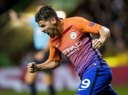 El español Nolito colocó el 3-3 definitivo para el equipo de Pep Guardiola. AP / C. Watson