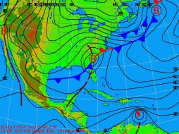 La tormenta 'Matthew' se mueve hacia el Caribe Central con vientos máximos sostenidos de 120 kilómetros por hora. ESPECIAL / www.met.inf.cu