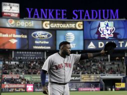 David Ortiz se despide en el Yankee Stadium, donde tuvo su último enfrentamiento con el gran rival. EFE / J. Szenes