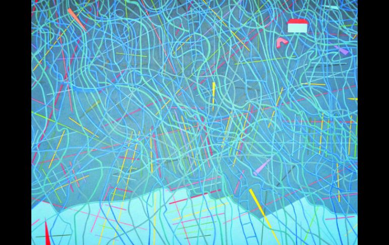 Noveles creadores. En esta categoría el ganador fue Francisco Huerta con la pintura llamada 'Nuda Vida'. ESPECIAL / Cultura UdeG