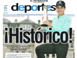 Ochoa ocupó el número 1 del ranking mundial de la LPGA durante 158 semanas consecutivas. EL INFORMADOR /