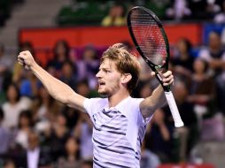 David Goffin llega a la final de Tokio, donde se reparte un millón 368 mil euros en premios. AFP / K. Nogi
