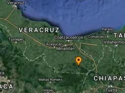 El movimiento telúrico tiene epicentro a 69 kilómetros al sur de Las Choapas. ESPECIAL / ssn.unam.mx