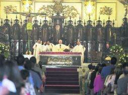El purpurado destacó durante la misa realizada en la Catedral Metropolitana la labor informativa desarrollada por el diario. EL INFORMADOR / ARCHIVO