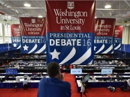 La sede del evento será en la Universidad de Washington en Saint Louis Missouri. La moderadora será Martha Raddatz. AFP / M. Ngan