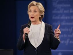 Las preferencias aumentaron tras la publicación de una grabación donde Trump se expresa en términos denigrantes de las mujeres. EFE / G. He