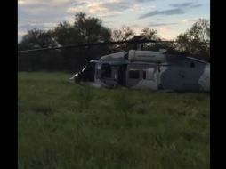 La Sedena confirmó que el helicóptero MD-530F, matrícula 1134 de la Fuerza Aérea sufrió un accidente aéreo. FACEBOOK / Expreso