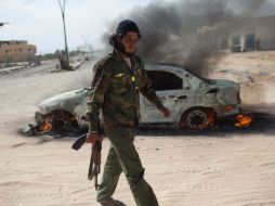 Las fuerzas de Hafter bombardean desde hace meses barrios y poblaciones vecinas a Bengasi. EFE / ARCHIVO