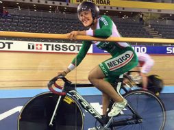 'Yo lo que tenía planeado era romper mi propia marca personal' confiesa la ciclista tapatía. ESPECIAL / Code