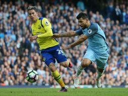 Los hombres de Pep Guardiola desperdiciaron dos penaltis, errados por Kevin De Bruyne y Sergio Agüero. AFP / S. Heppell