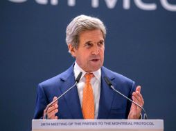 Kerry dijo que EU trabajó en los últimos días en este esfuerzo a la par de impulsar una tregua en Yemen. AFP / ARCHIVO
